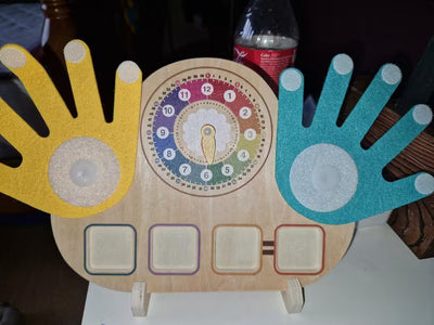 Learning Math with Wooden Clock Hands customer photo