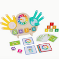 Learning Math with Wooden Clock Hands