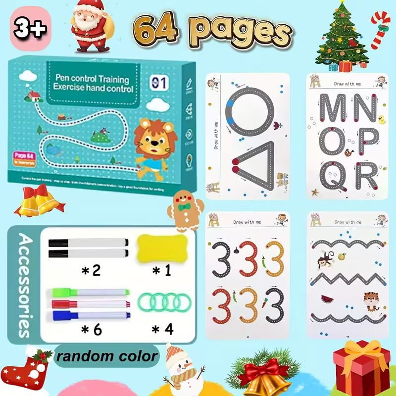 Educational Pen Control Workbook